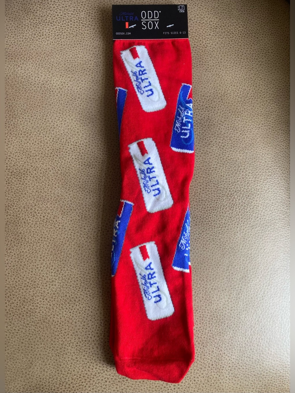 ODD SOX ‘Michelob ULTRA' Beer Can Print Novelty Socks